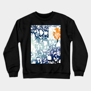 Abstract art - blue graphic design Crewneck Sweatshirt